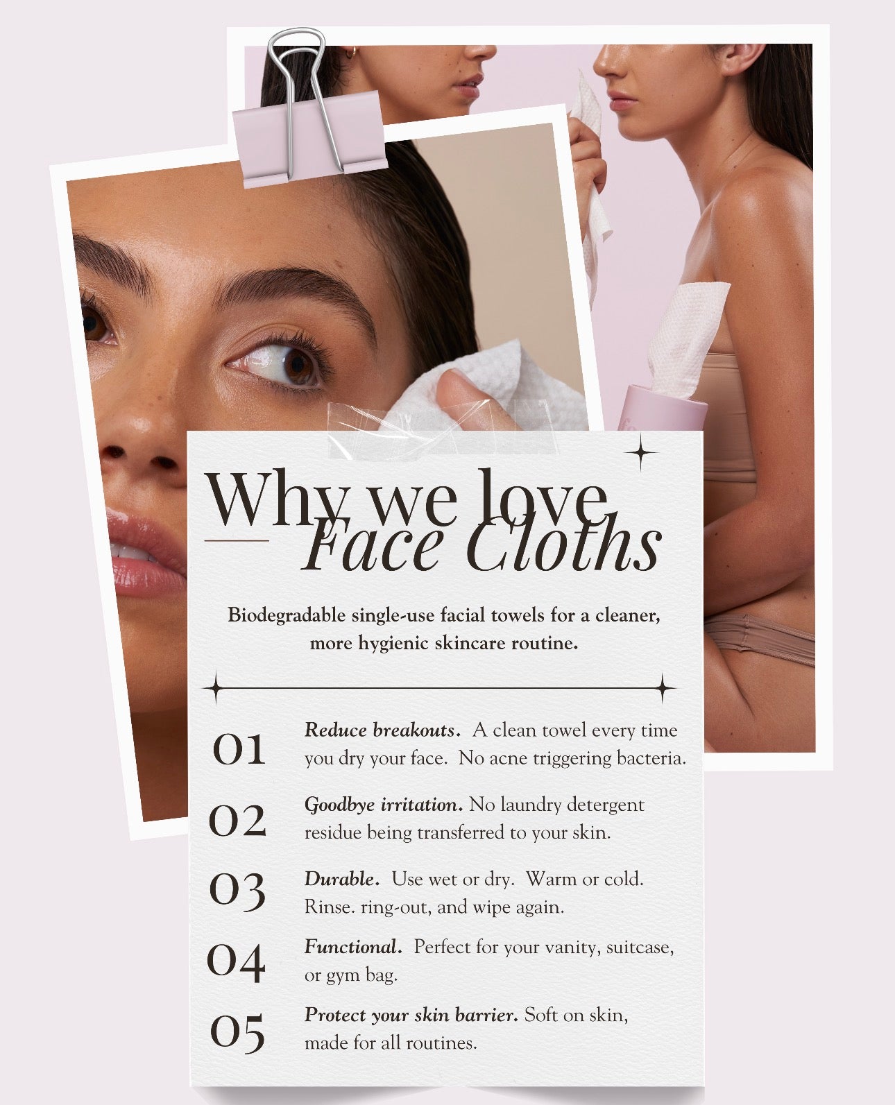 Face cloths